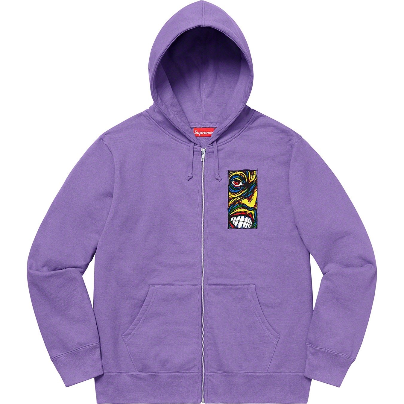 Disturbed Zip Up Hooded Sweatshirt view 8